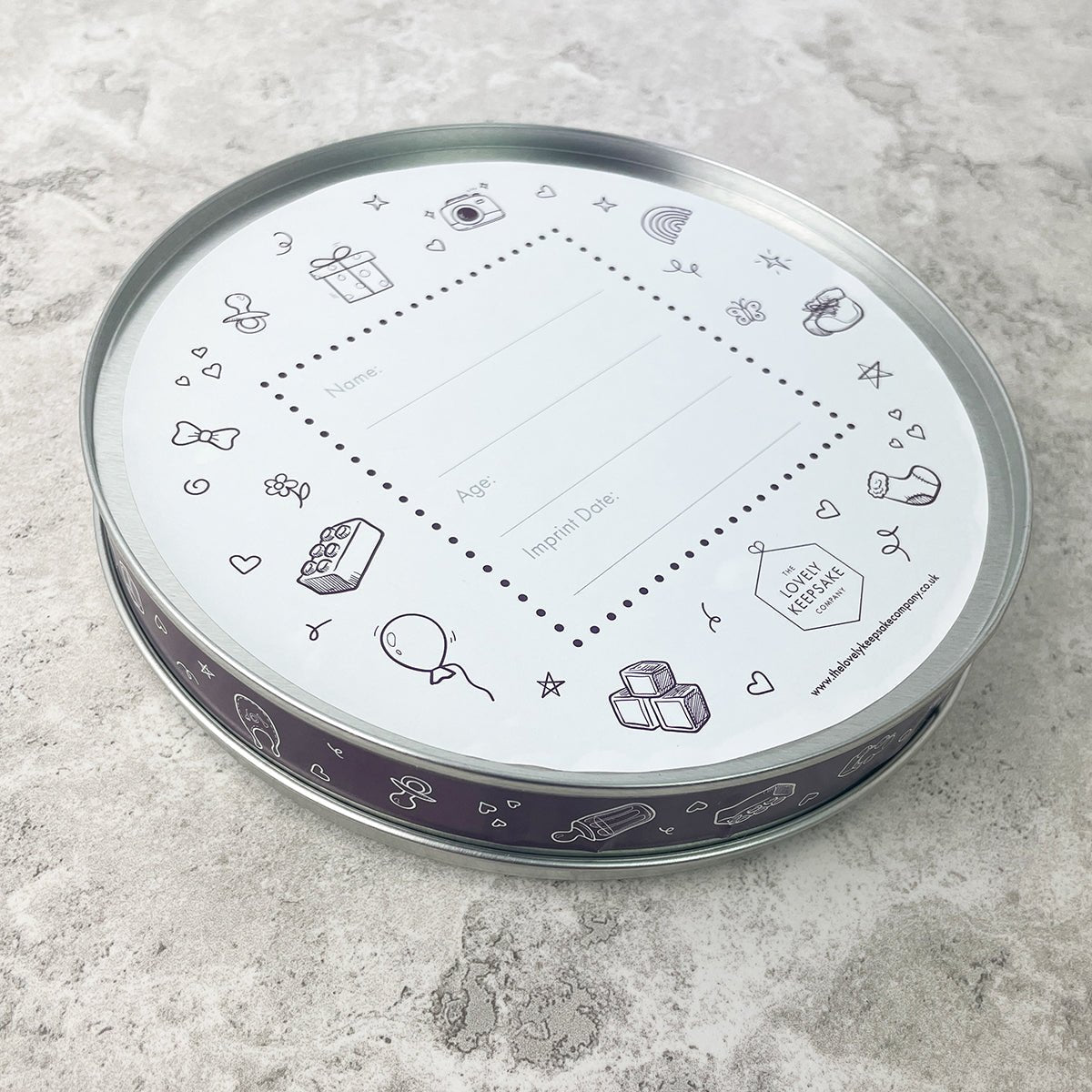 Baby Hand or Foot Print Clay Impression Tin - Baby&More