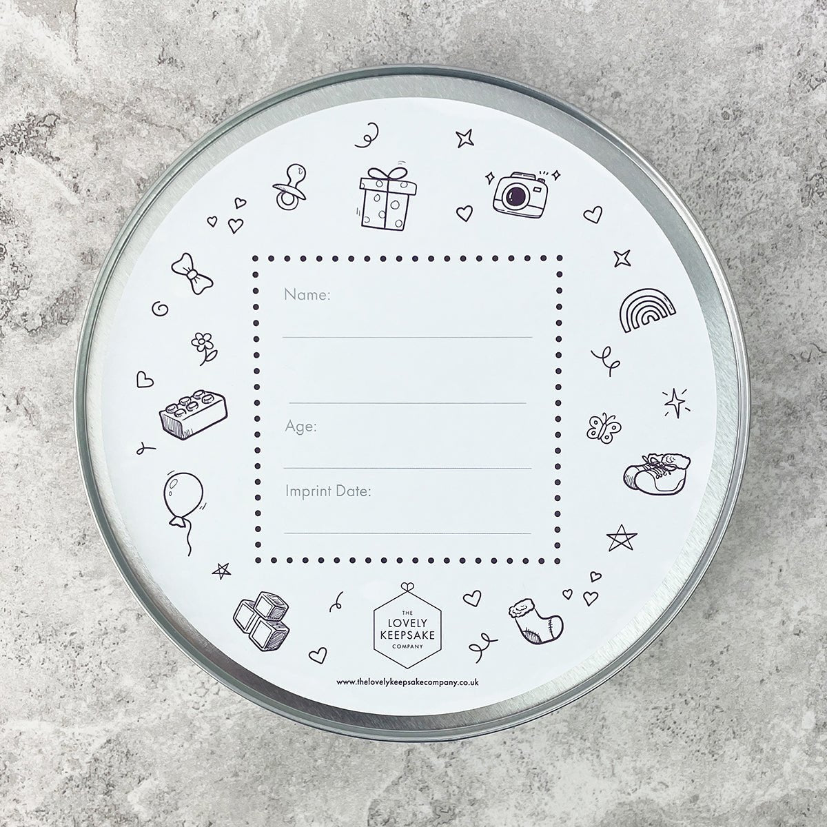 Baby Hand or Foot Print Clay Impression Tin - Baby&More