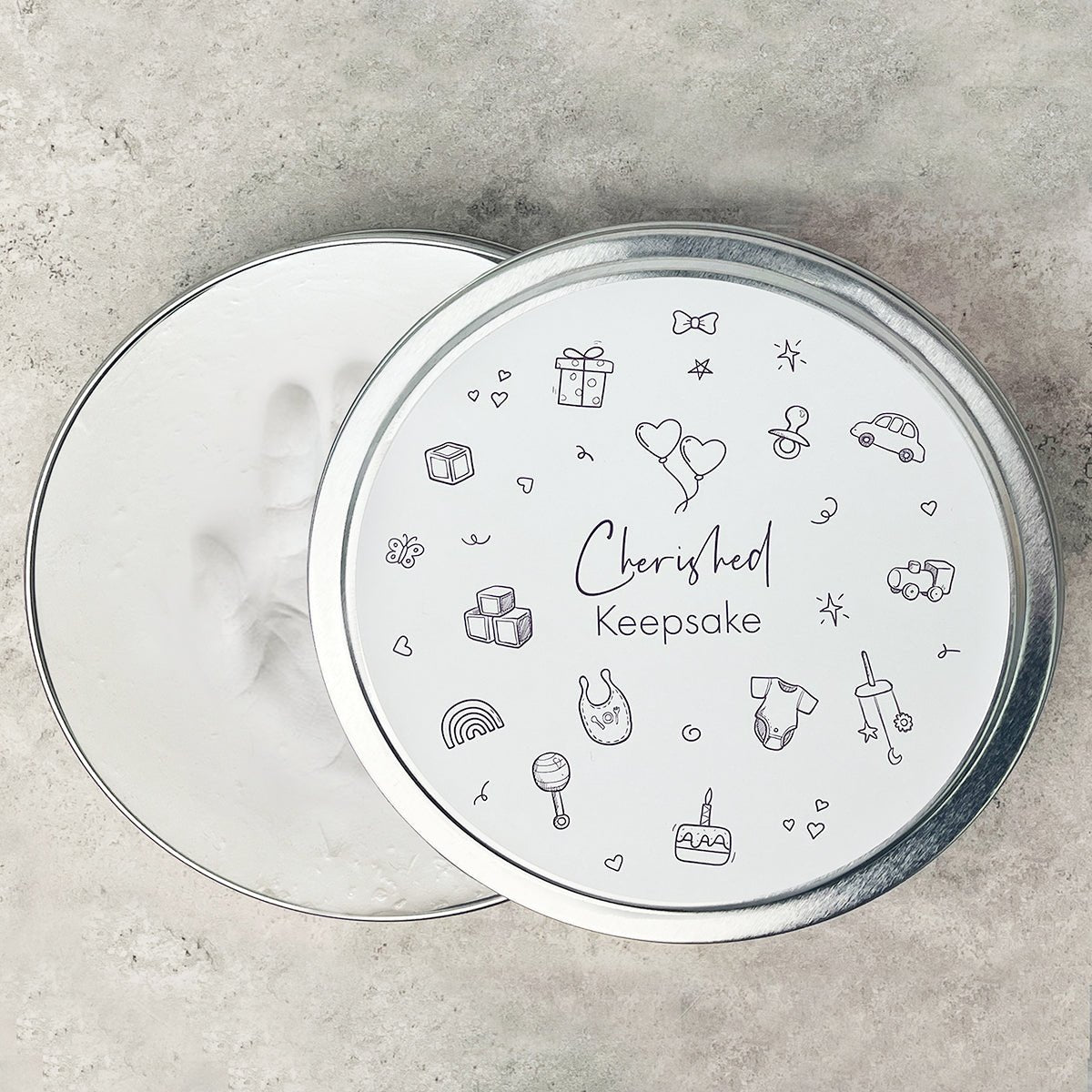 Baby Hand or Foot Print Clay Impression Tin - Baby&More