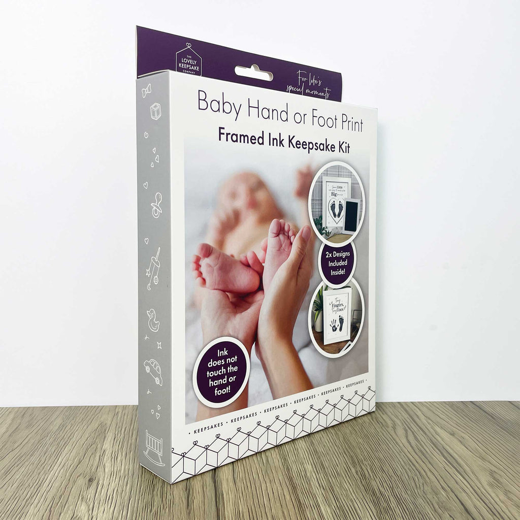 Baby Hand or Foot Print Framed Ink Keepsake Kit - 2 Designs - Baby&More