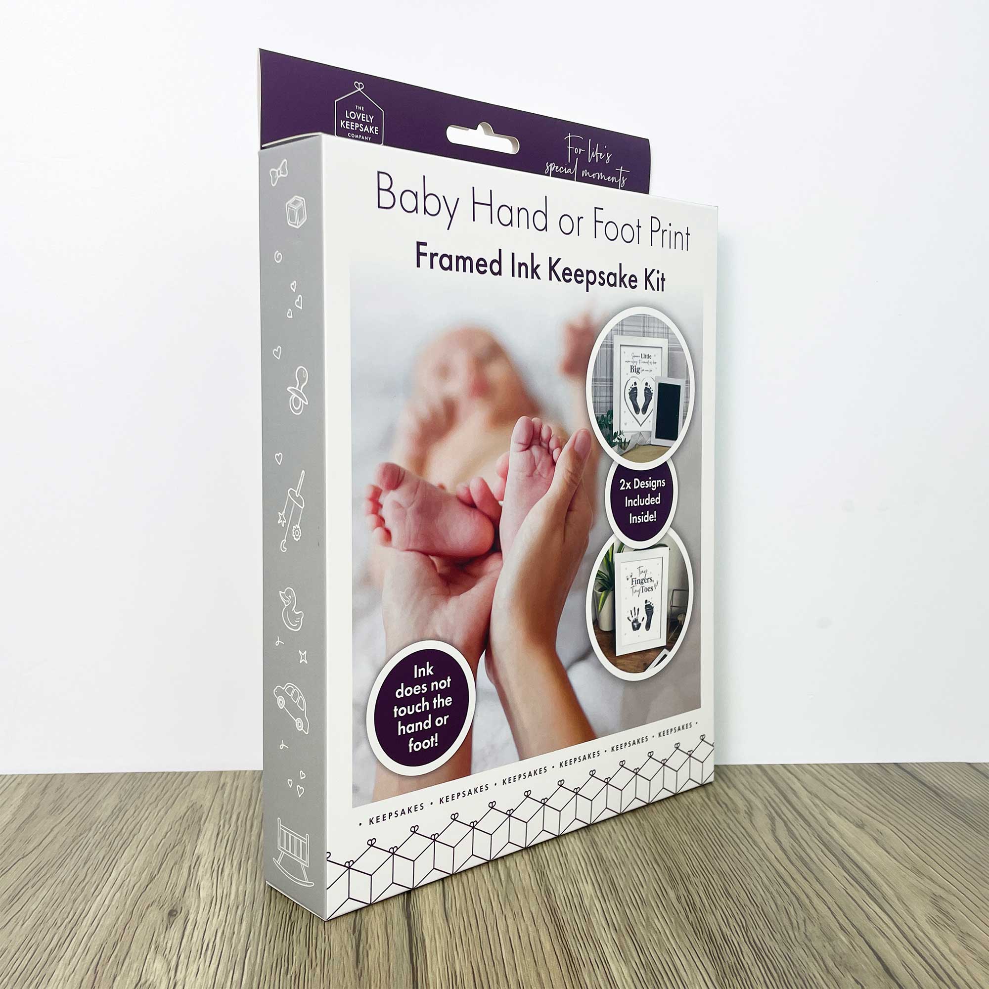 Baby Hand or Foot Print Framed Ink Keepsake Kit - 2 Designs - Baby&More