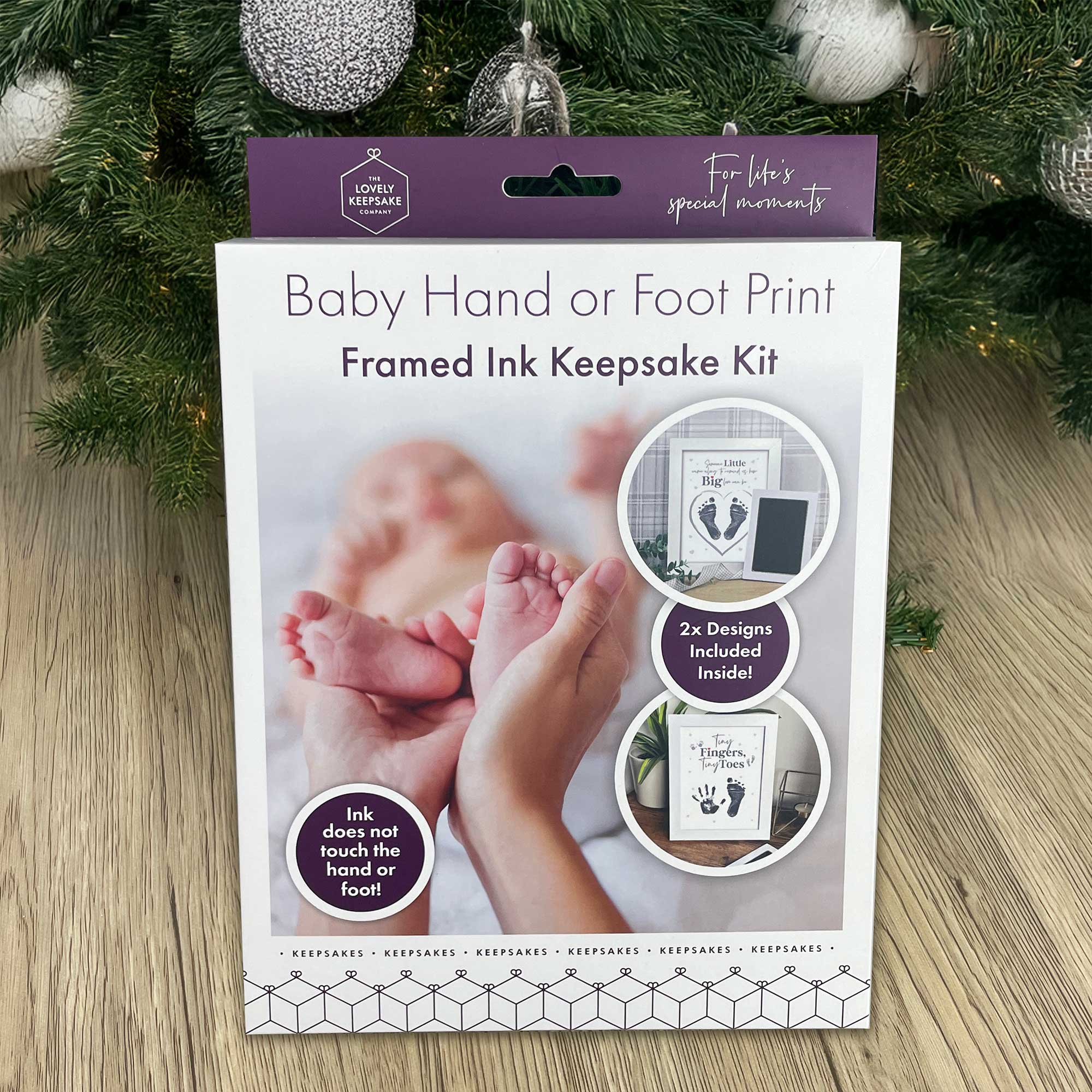 Baby Hand or Foot Print Framed Ink Keepsake Kit - 2 Designs - Baby&More