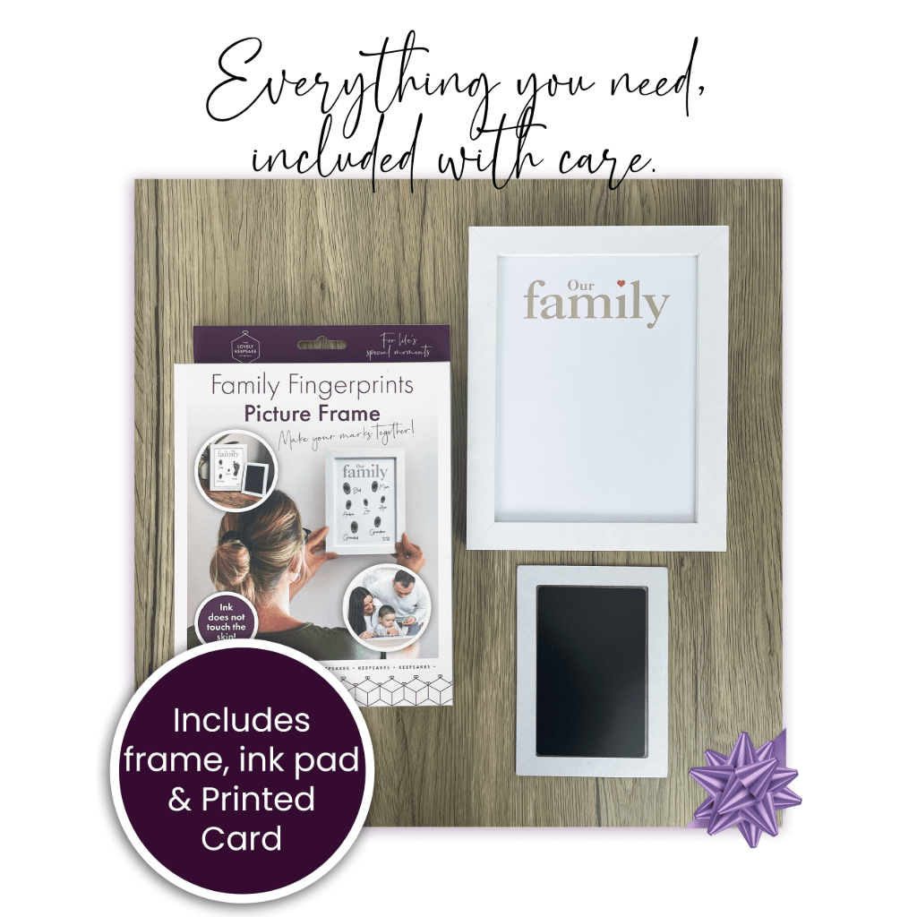 Baby Hand or Foot Print Framed Ink Keepsake Kit - 2 Designs - Baby&More