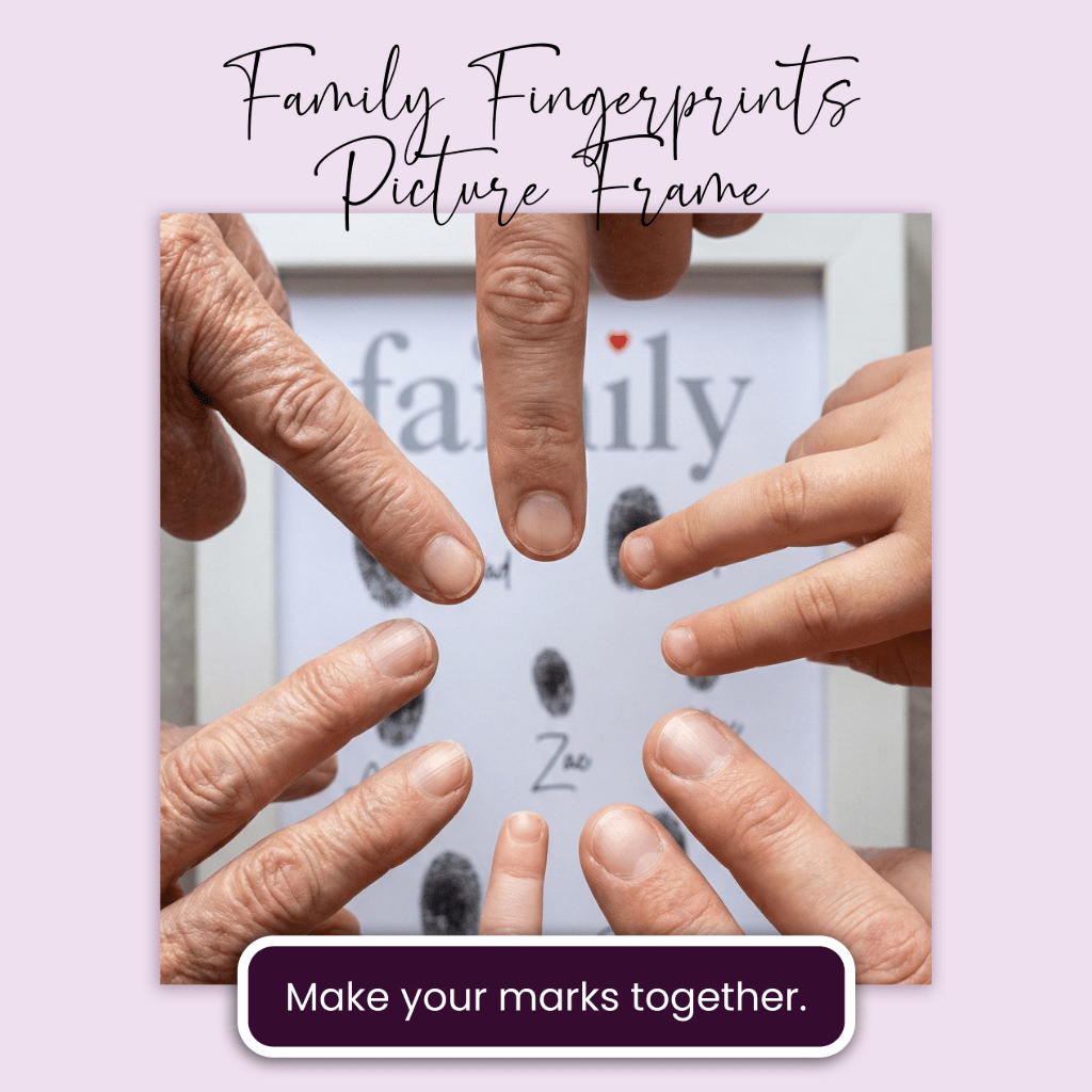 Baby Hand or Foot Print Framed Ink Keepsake Kit - 2 Designs - Baby&More