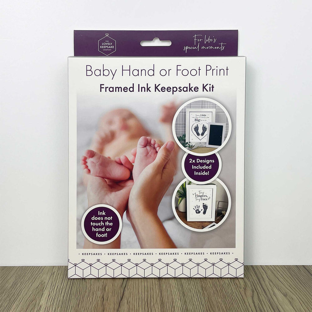 Baby Hand or Foot Print Framed Ink Keepsake Kit - 2 Designs - Baby&More