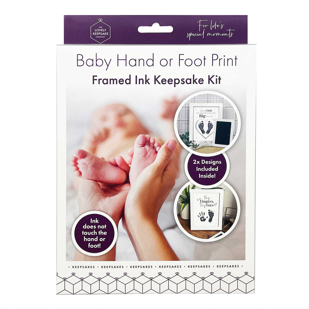 Baby Hand or Foot Print Framed Ink Keepsake Kit - 2 Designs - Baby&More