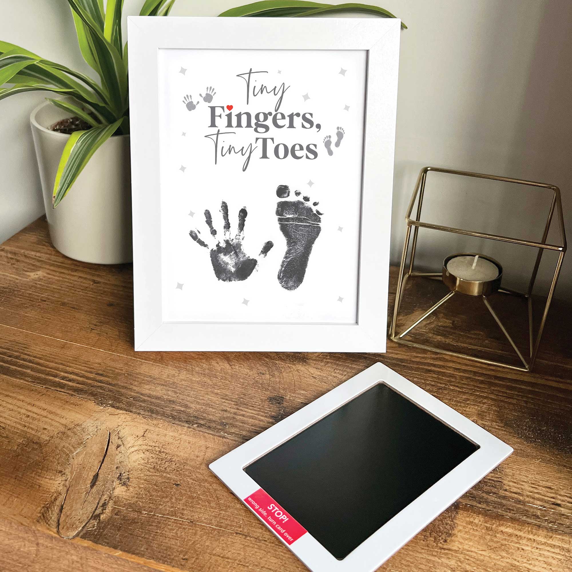 Baby Hand or Foot Print Framed Ink Keepsake Kit - 2 Designs - Baby&More