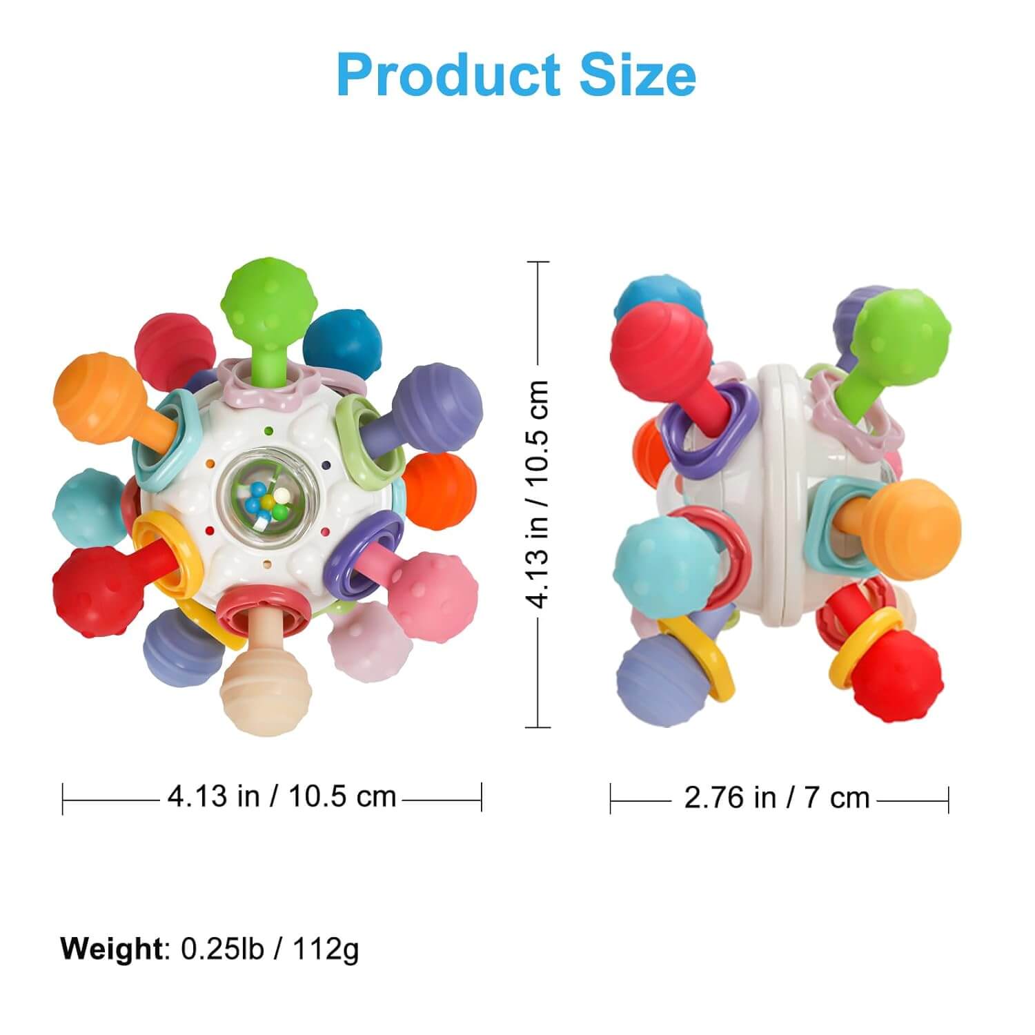 Baby Montessori Sensory Teether Toy - Baby&More