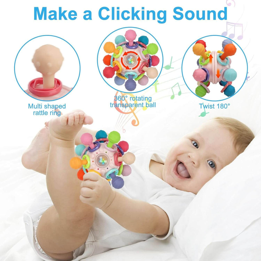 Baby Montessori Sensory Teether Toy - Baby&More