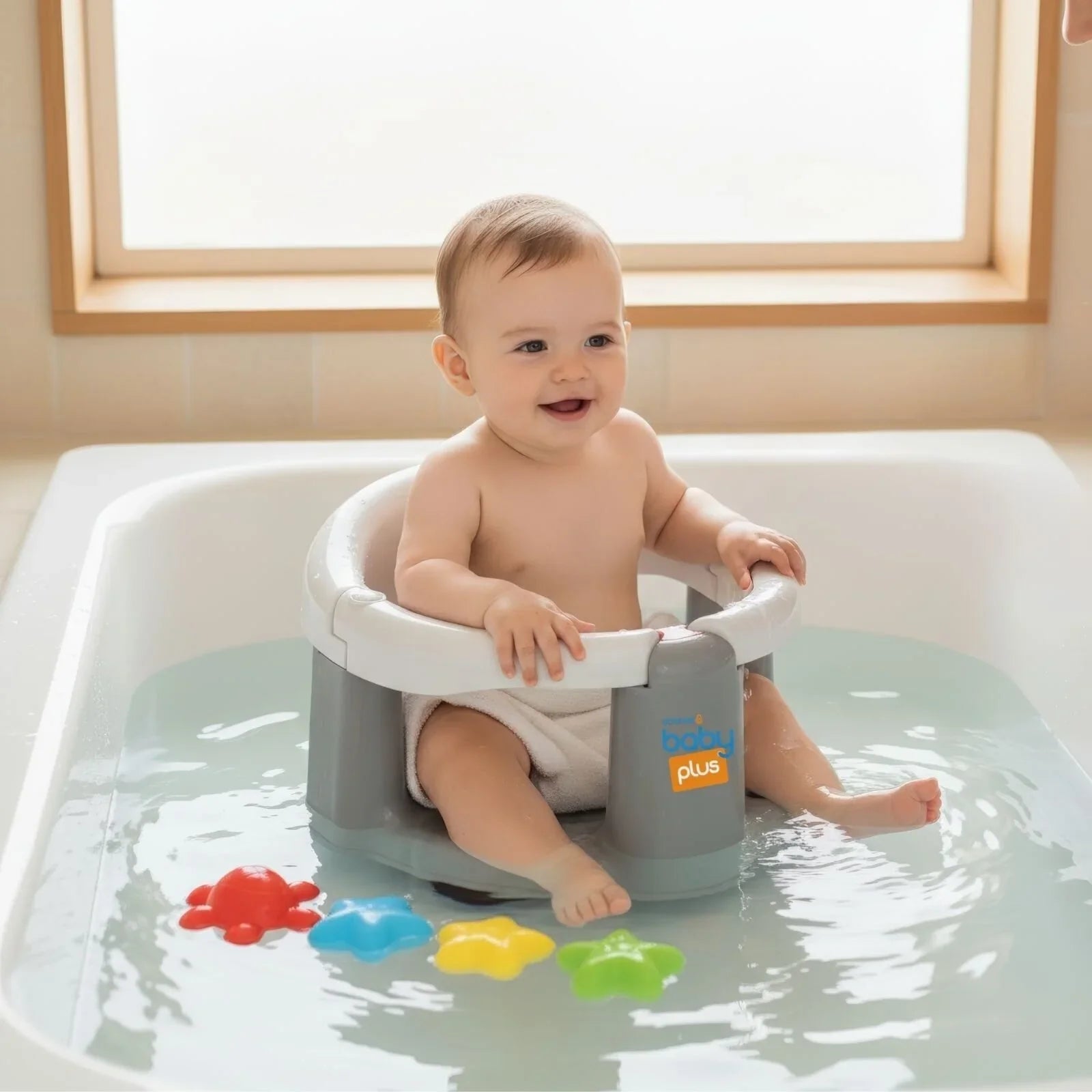 Baby Plus Bath Seat with Bath Toy - Baby&More