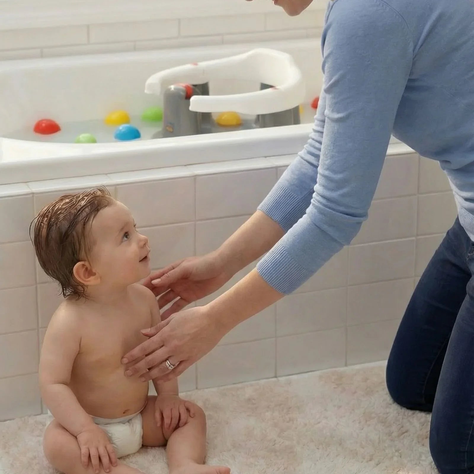 Baby Plus Bath Seat with Bath Toy - Baby&More