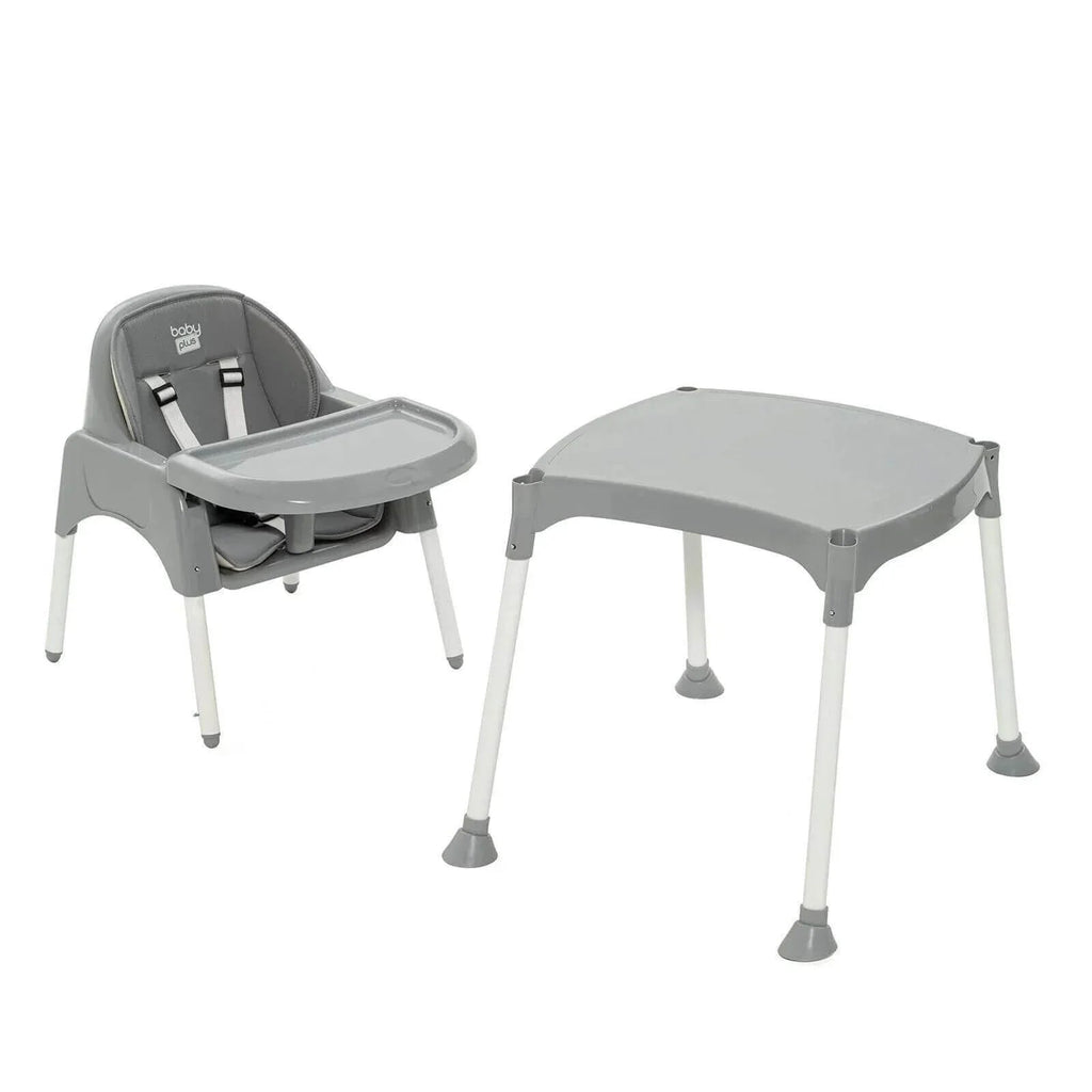 baby plus Convertible Highchair - Grey - Baby&More