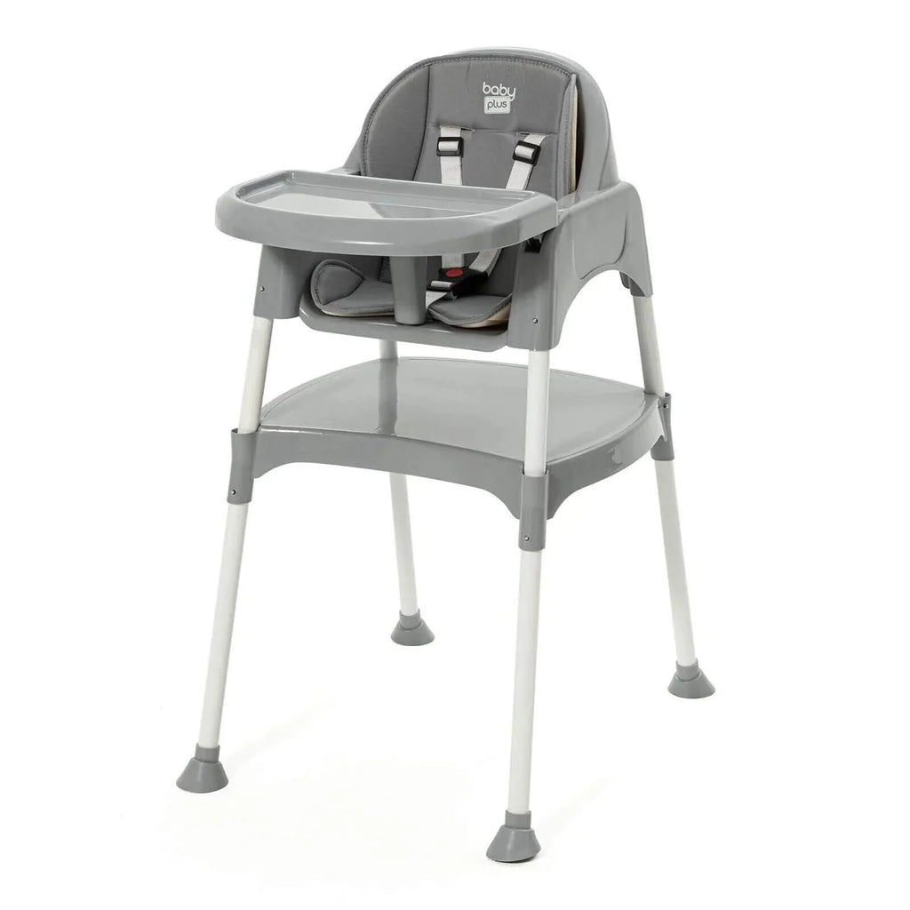 baby plus Convertible Highchair - Grey - Baby&More