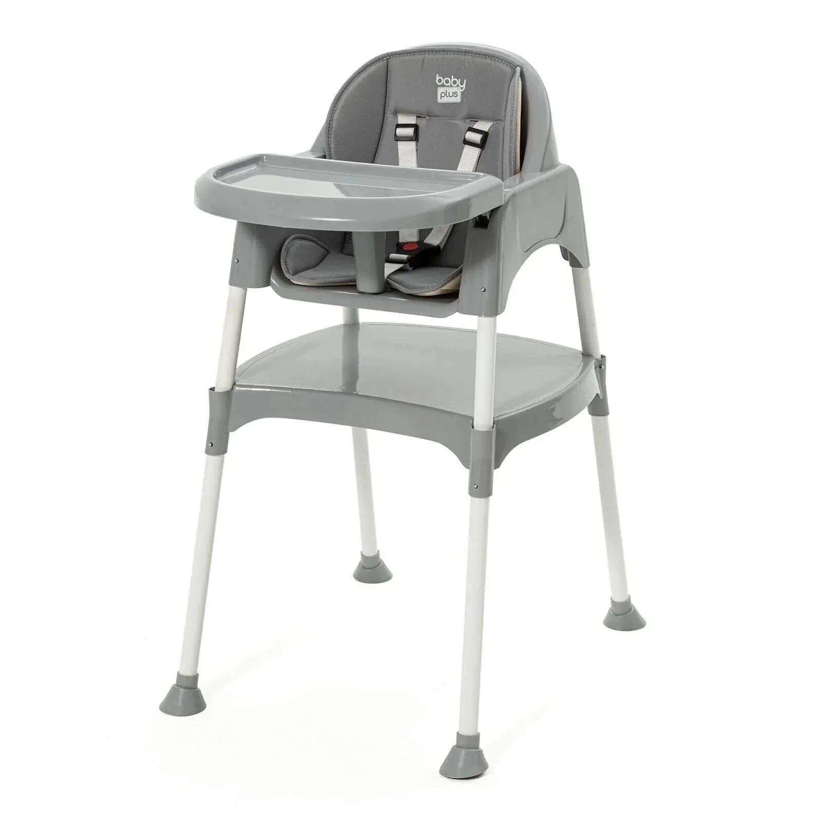 baby plus Convertible Highchair - Grey - Baby&More
