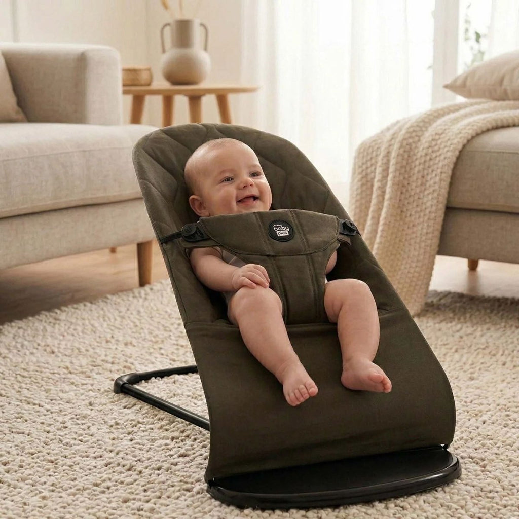baby plus Cool Baby Bouncer - Beige - Baby&More
