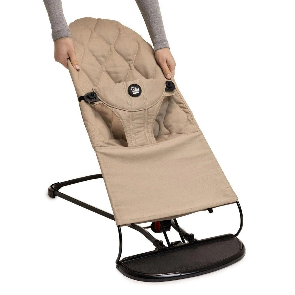 baby plus Cool Baby Bouncer - Beige - Baby&More