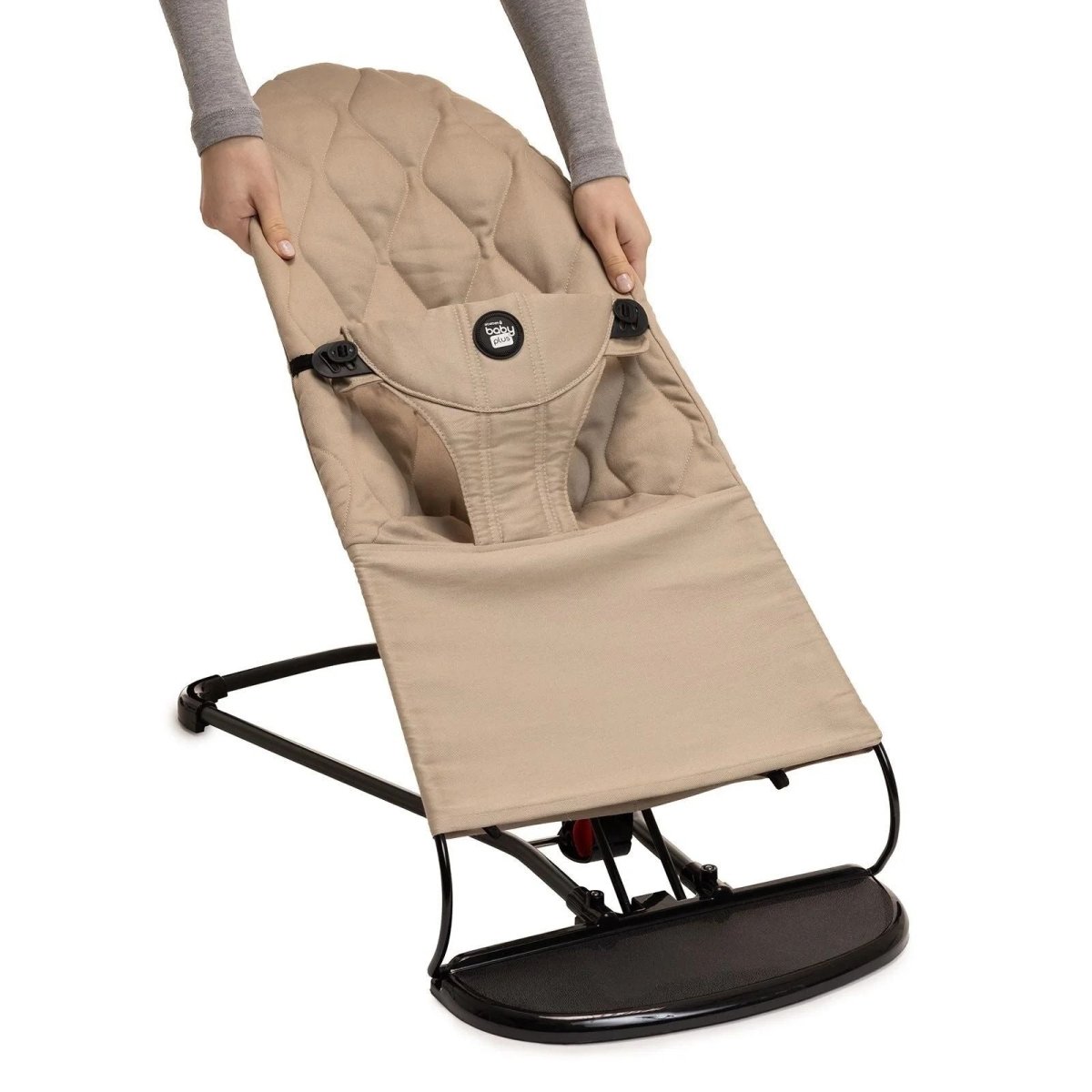 baby plus Cool Baby Bouncer - Beige - Baby&More