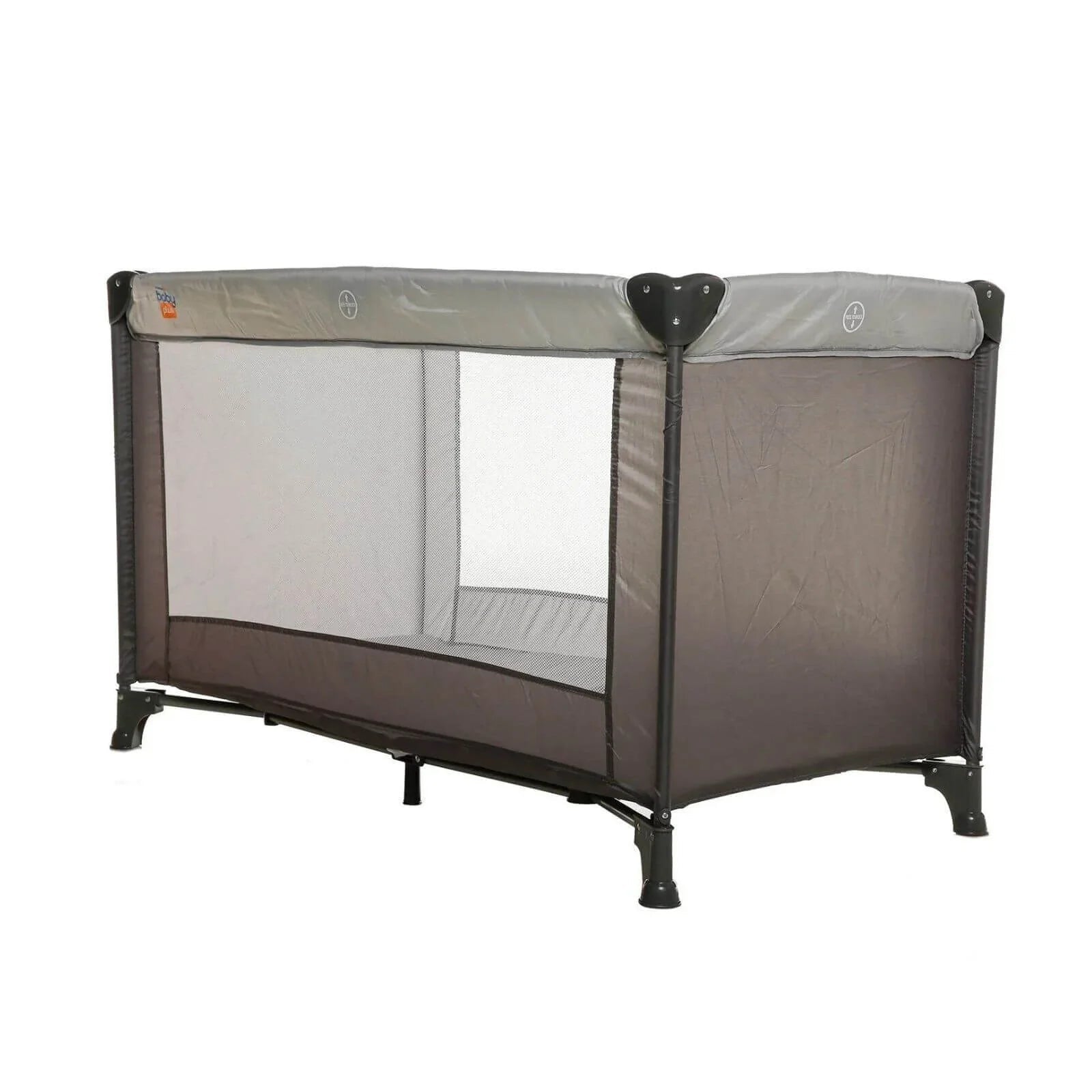 baby plus Eco Travel Cot - Grey - Baby&More