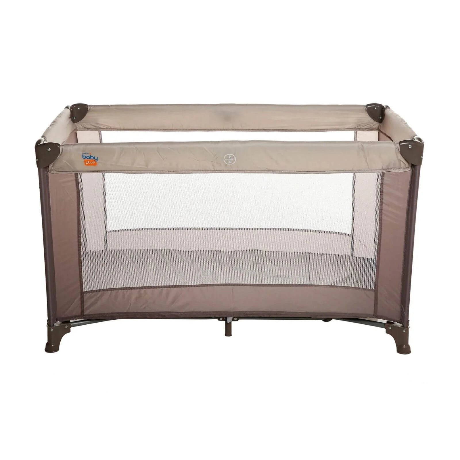 baby plus Eco Travel Cot - Khaki - Baby&More