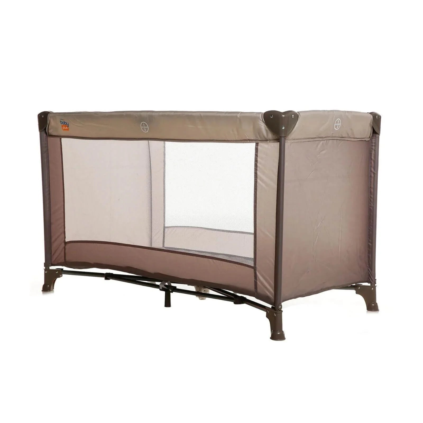 baby plus Eco Travel Cot - Khaki - Baby&More