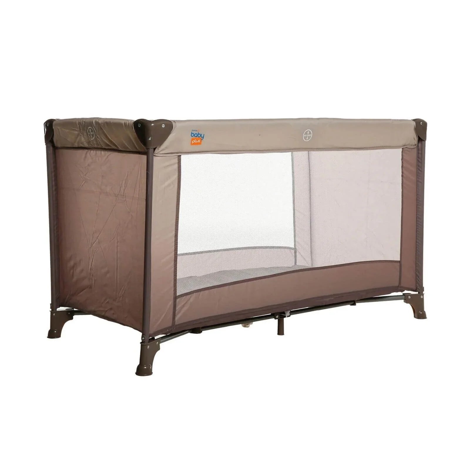 baby plus Eco Travel Cot - Khaki - Baby&More