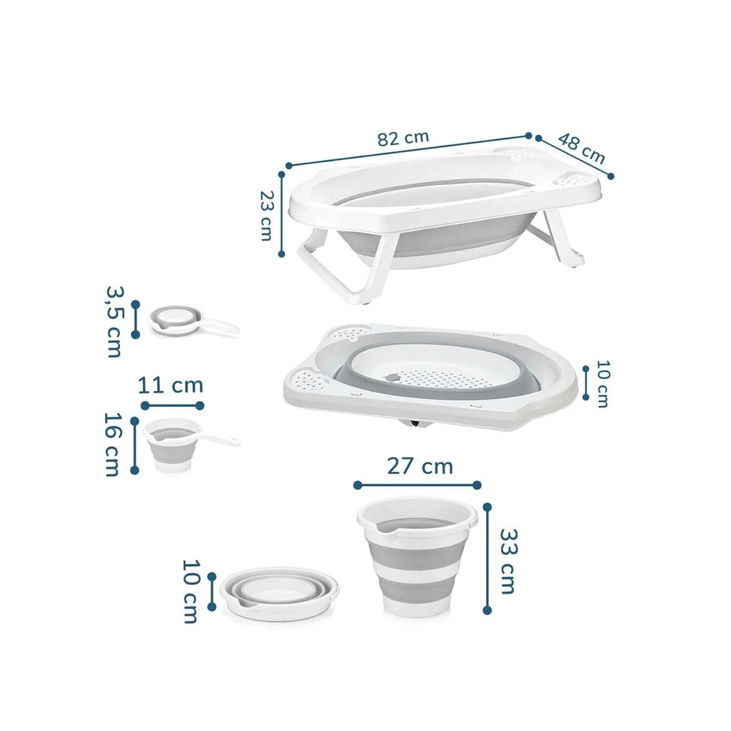 baby plus Foldable Bathtub Set - 3 Pcs - Baby&More