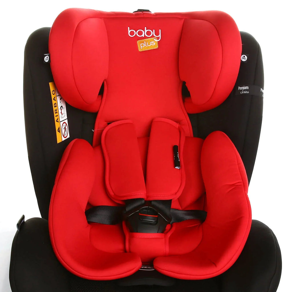 baby plus Orbitfix Group 0+/1/2/3 (Birth to 12 Years) Car Seat - Black Red - Baby&More