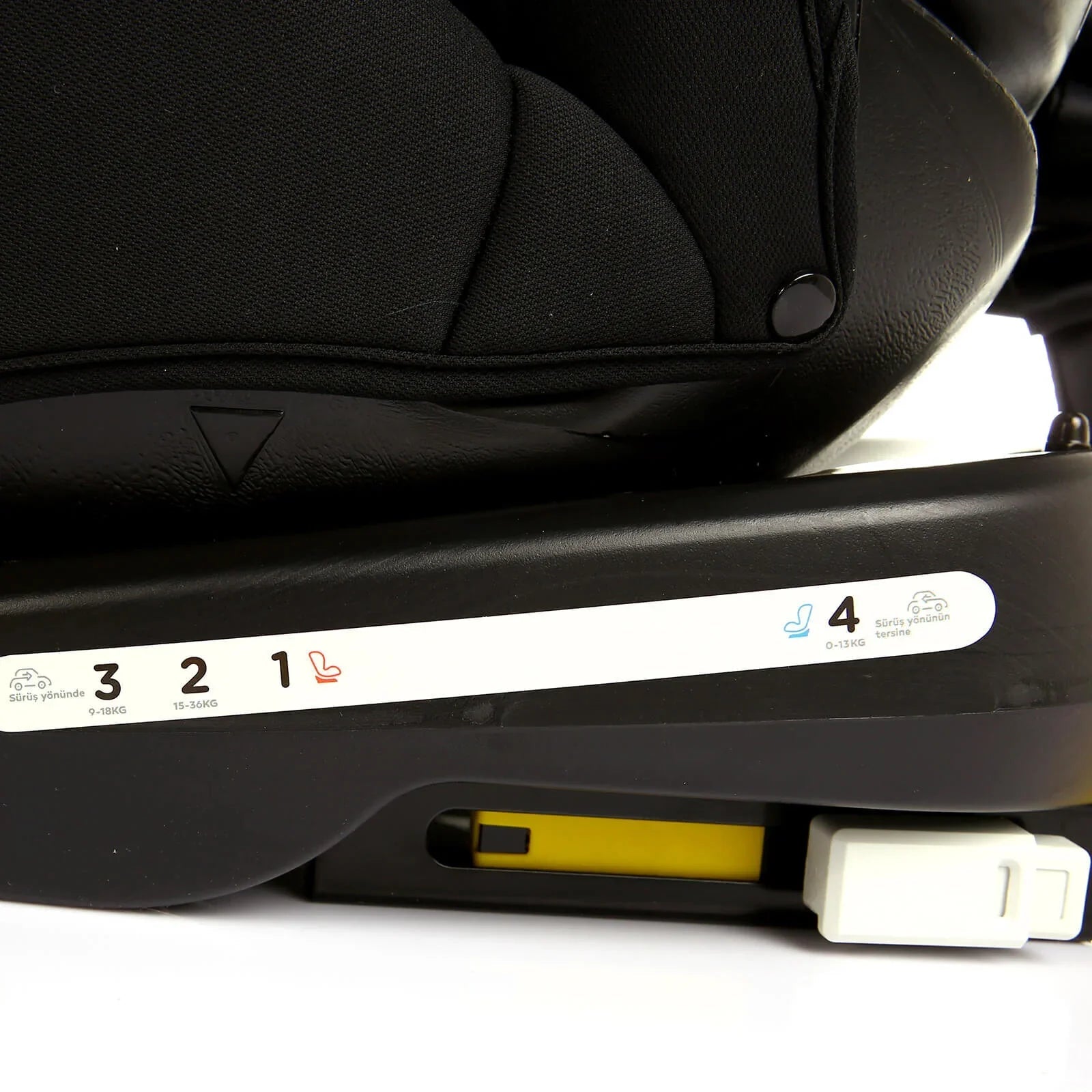 baby plus Orbitfix Group 0+/1/2/3 (Birth to 12 Years) Car Seat - Black Red - Baby&More