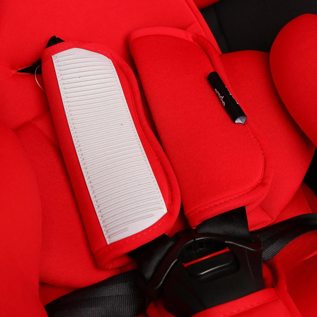 baby plus Orbitfix Group 0+/1/2/3 (Birth to 12 Years) Car Seat - Black Red - Baby&More