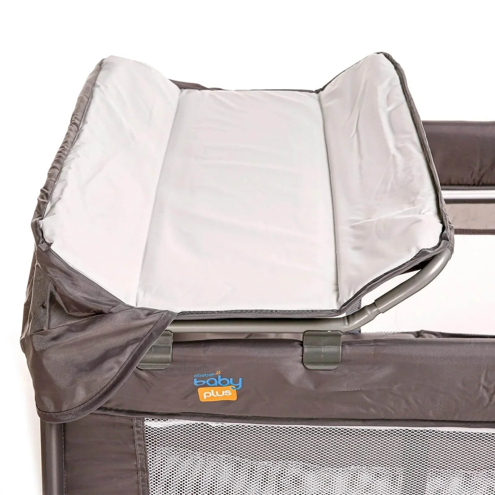 baby plus Play - Sleep Travel Cot - Grey - Baby&More