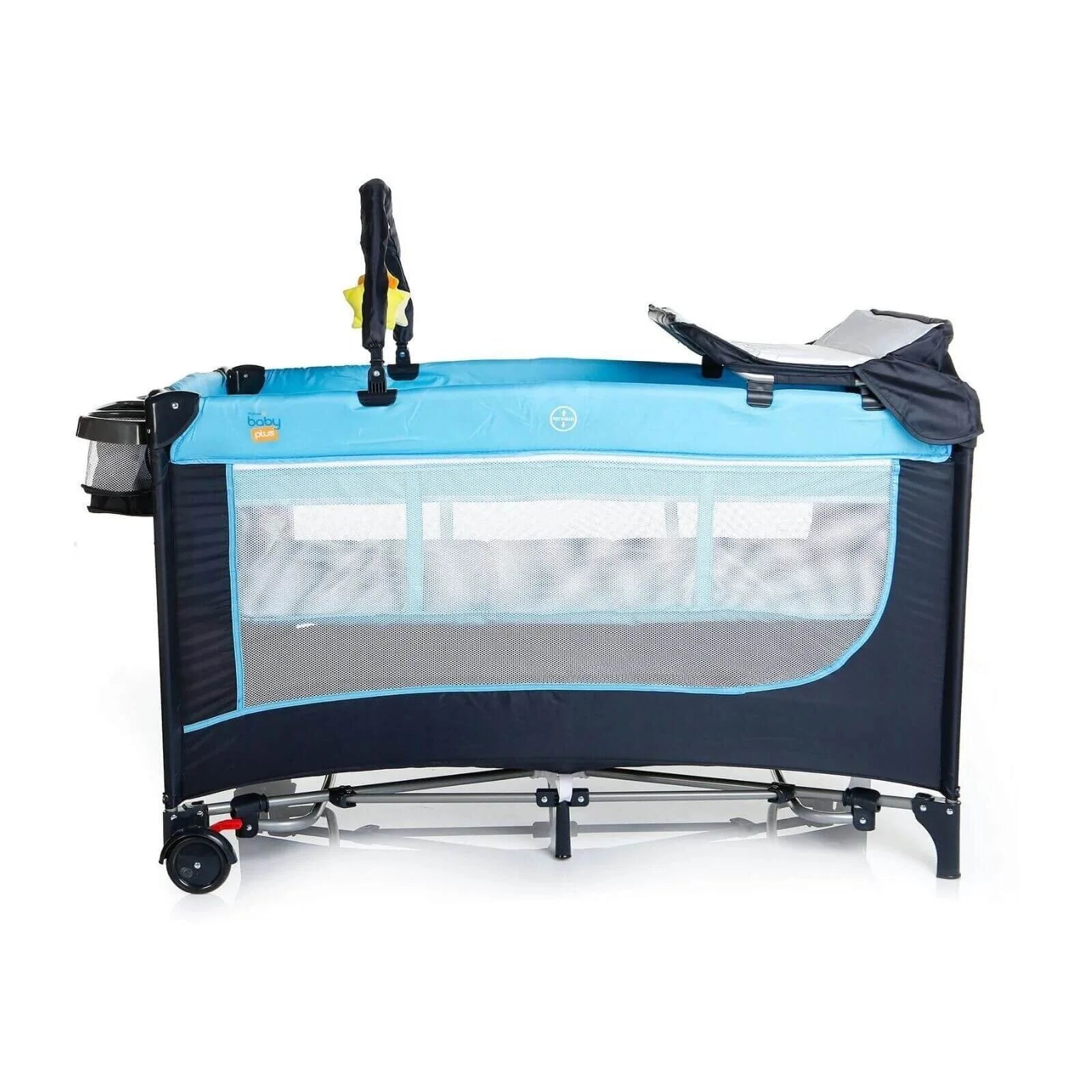 baby plus Play - Sleep Travel Cot - Ocean Blue - Baby&More