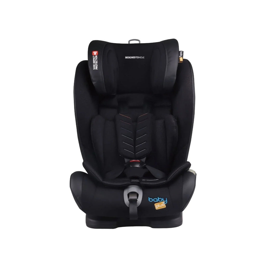 baby plus Secure Group 1/2/3 (9 Months to 12 Years) Car Seat - Black - Baby&More