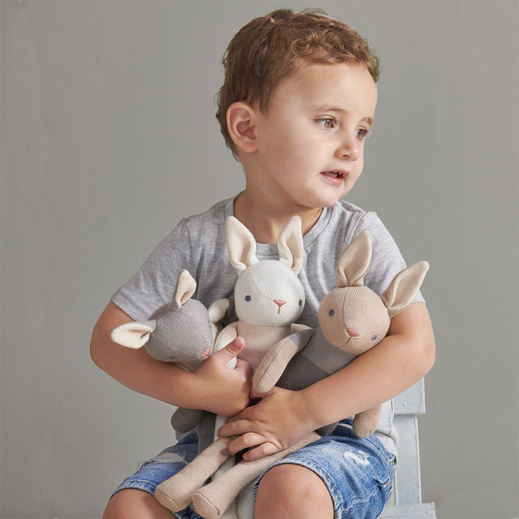 Baby Threads Cream Bunny Doll - Baby&More
