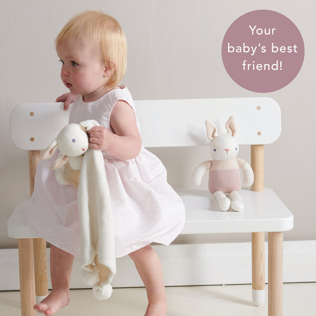 Baby Threads Cream Bunny Doll - Baby&More
