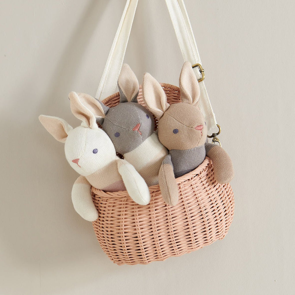 Baby Threads Grey Bunny Doll - Baby&More