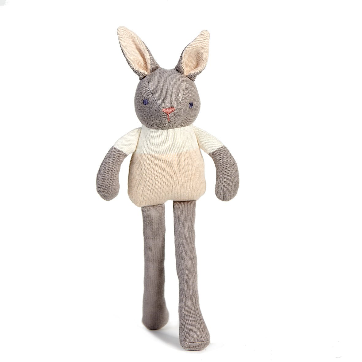 Baby Threads Grey Bunny Doll - Baby&More