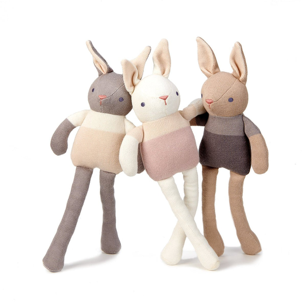 Baby Threads Grey Bunny Doll - Baby&More