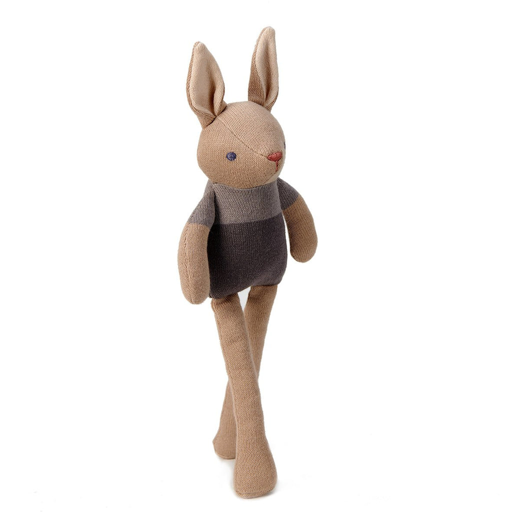 Baby Threads Taupe Bunny Doll - Baby&More