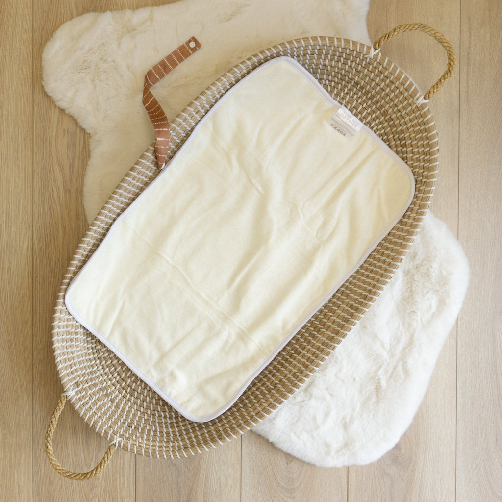 Baby Travel Changing Mats - Dune Tan with White - Baby&More