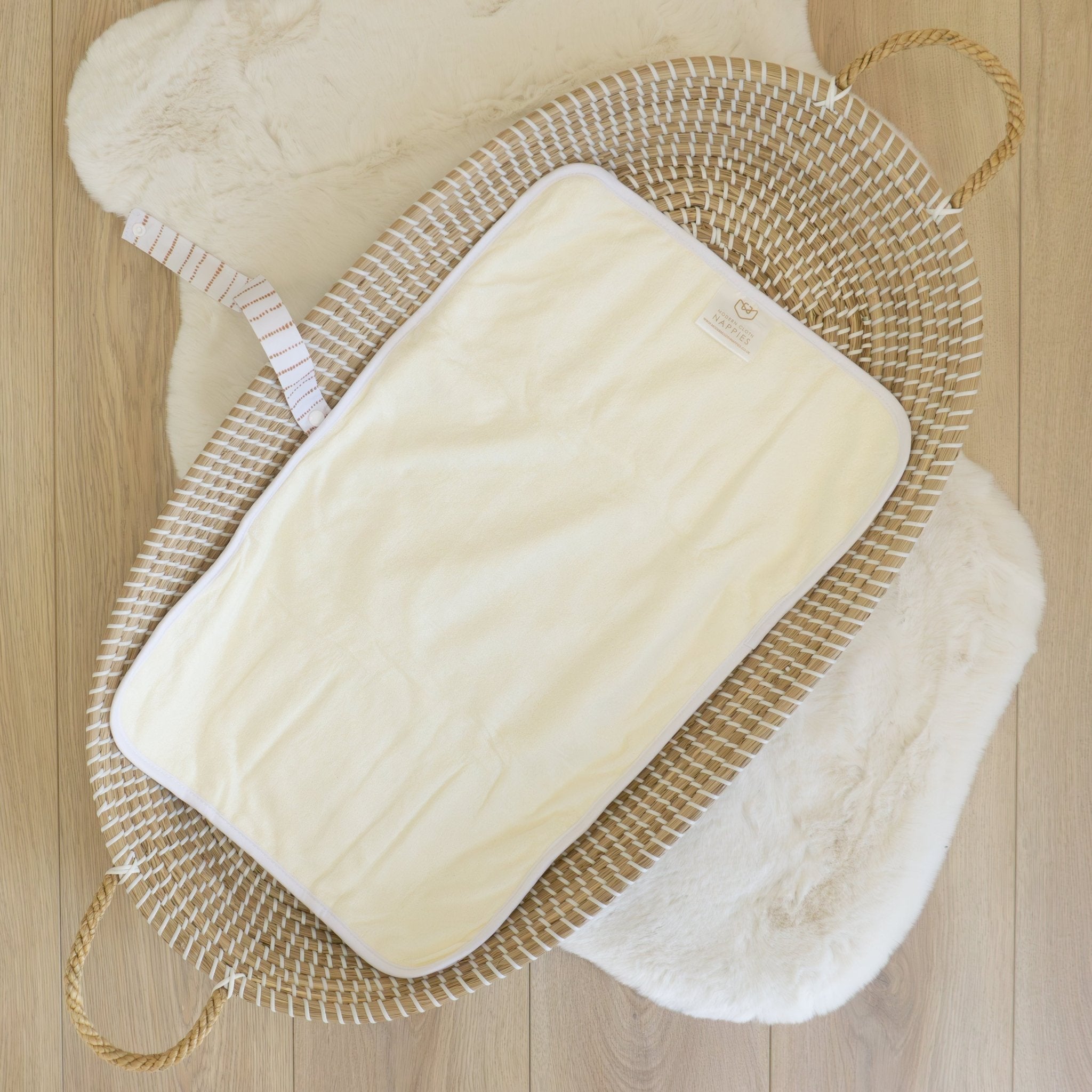 Baby Travel Changing Mats - Dune White with Tan - Baby&More