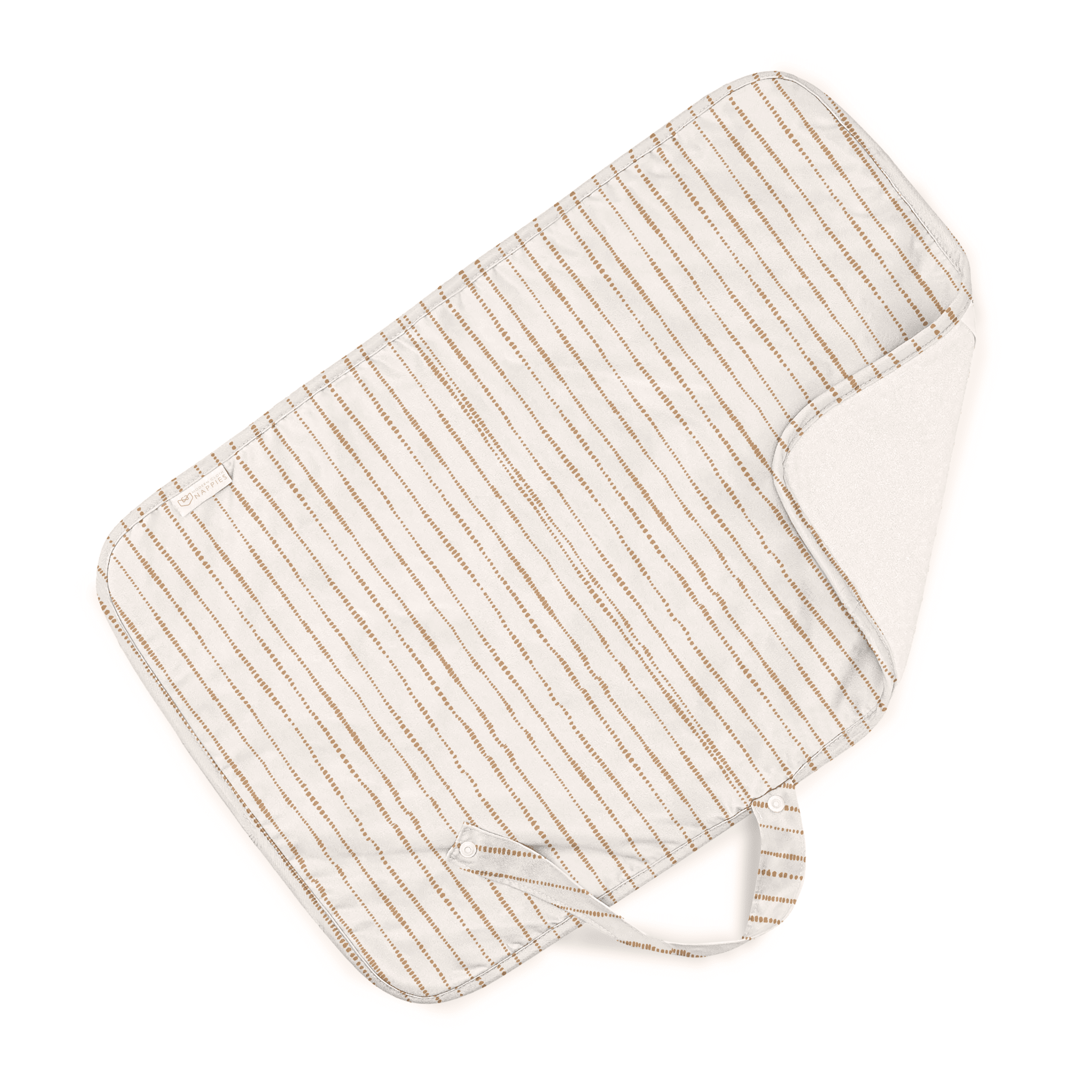 Baby Travel Changing Mats - Dune White with Tan - Baby&More