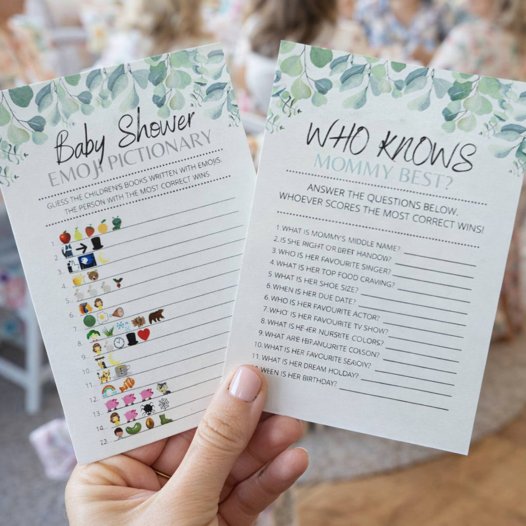 ForeverLily - Baby Shower Games Bundle - 6 Game Bundle