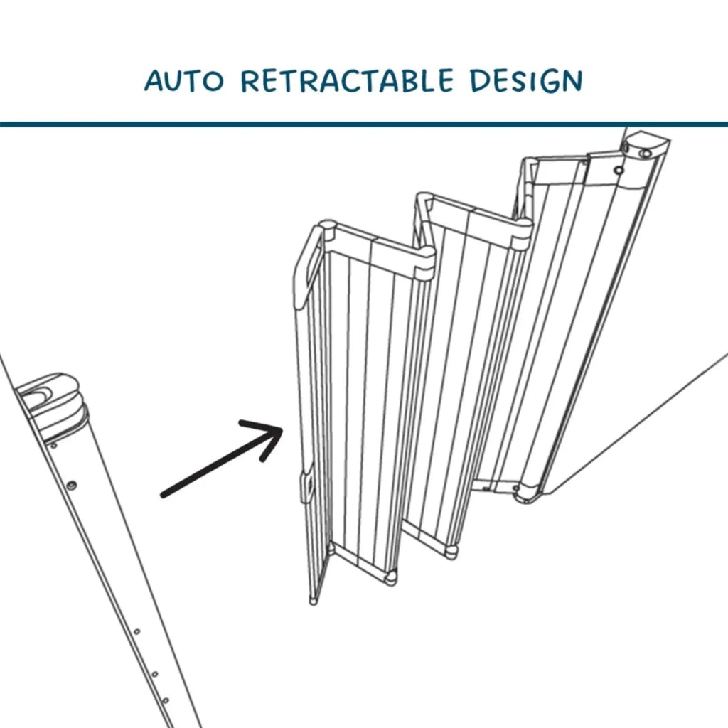 BabyDan Supreme Alma Autofoldable Safety Guard - Baby&More
