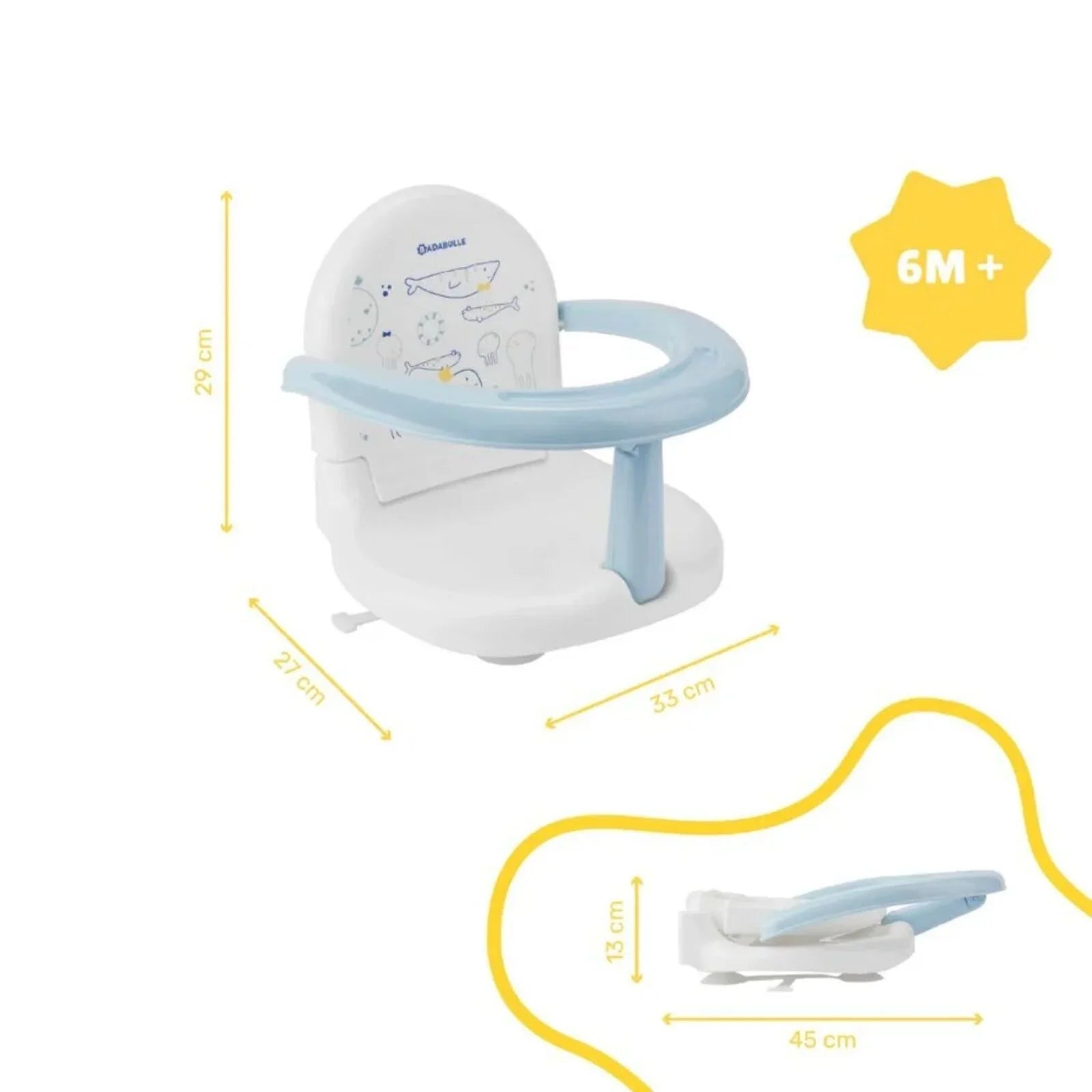 Babymoov Badabulle Foldable Bath Seat - Baby&More