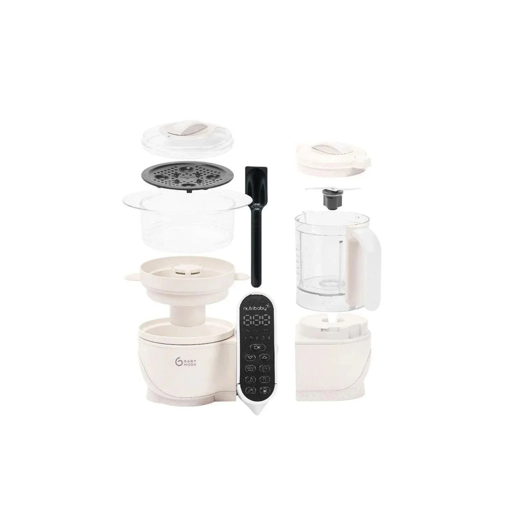 Babymoov Nutribaby (+) 6 - in - 1 Baby Food Maker - Mineral - Baby&More