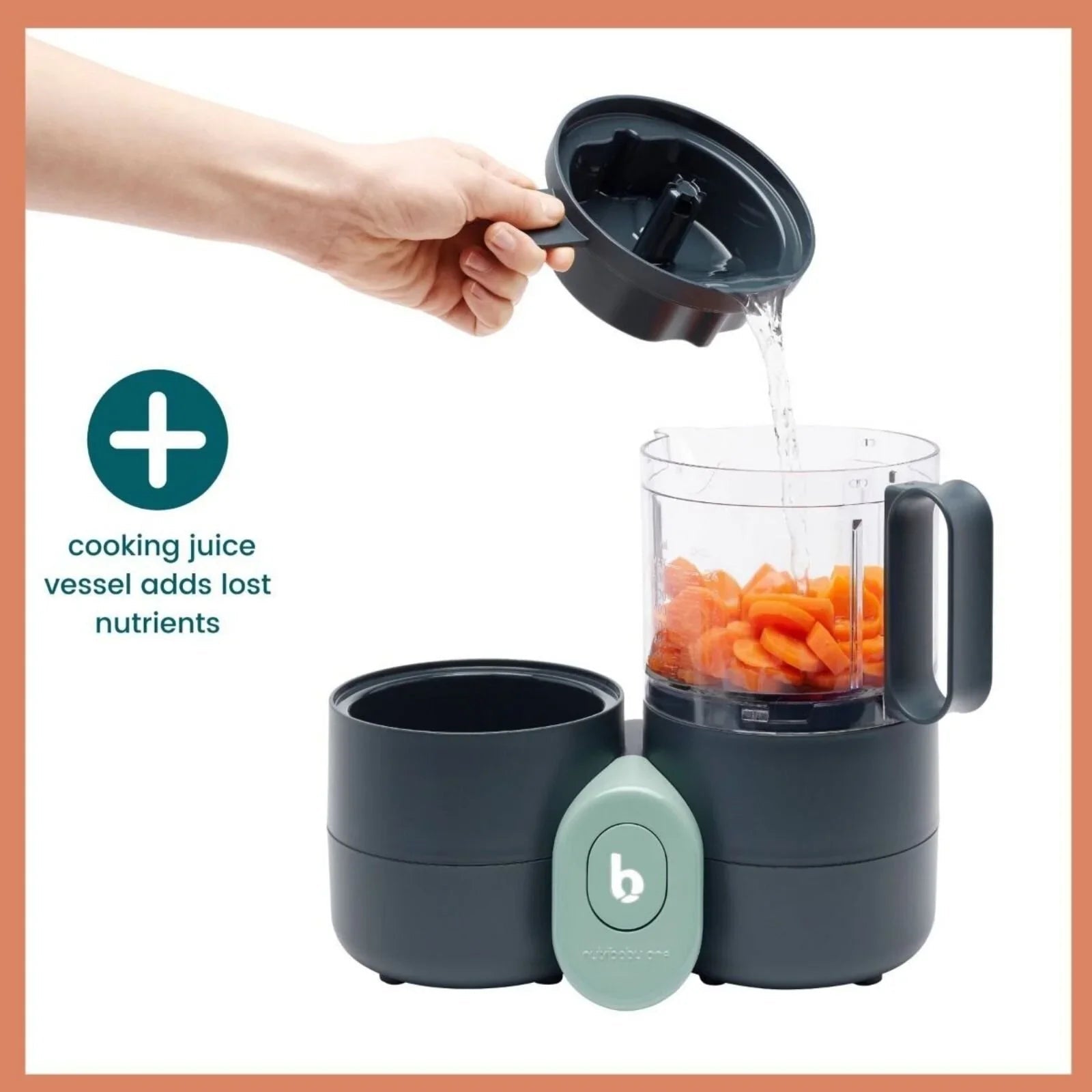 Babymoov Nutribaby One 4 - in - 1 Food Prep Machine - Baby&More