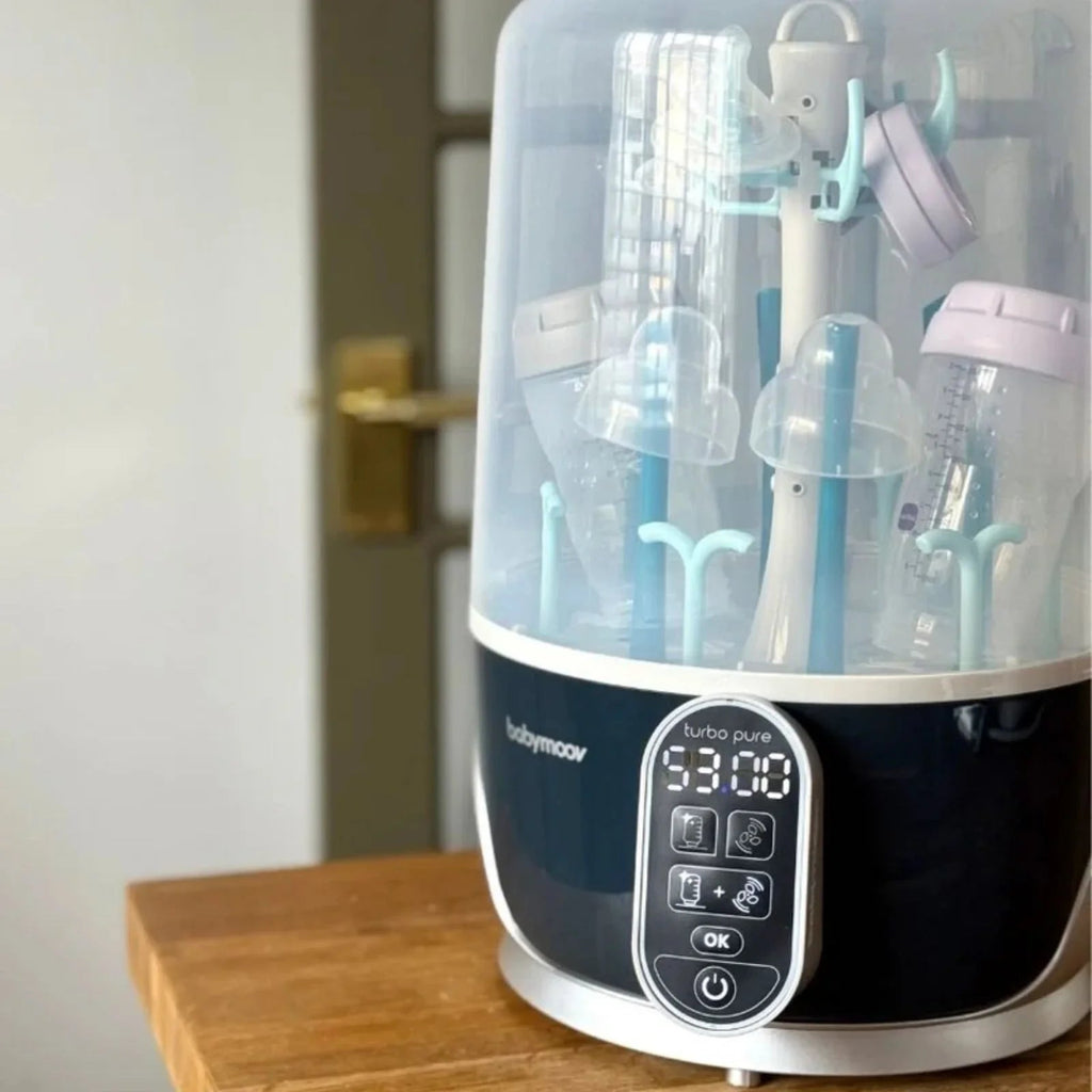 Babymoov Turbo Pure 3 - in - 1 Steriliser & Dryer & Purified Bottle Storage - Baby&More