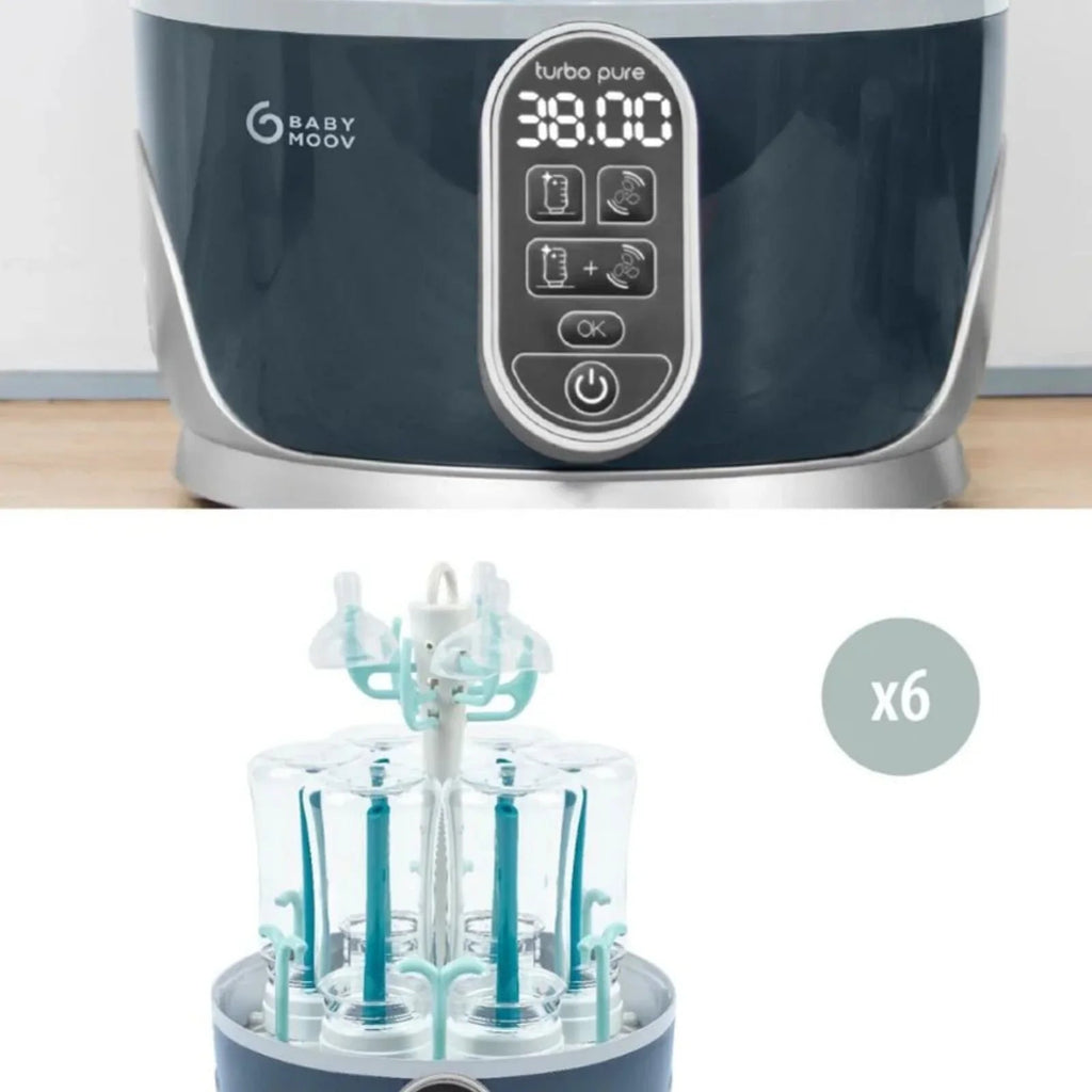 Babymoov Turbo Pure 3 - in - 1 Steriliser & Dryer & Purified Bottle Storage - Baby&More