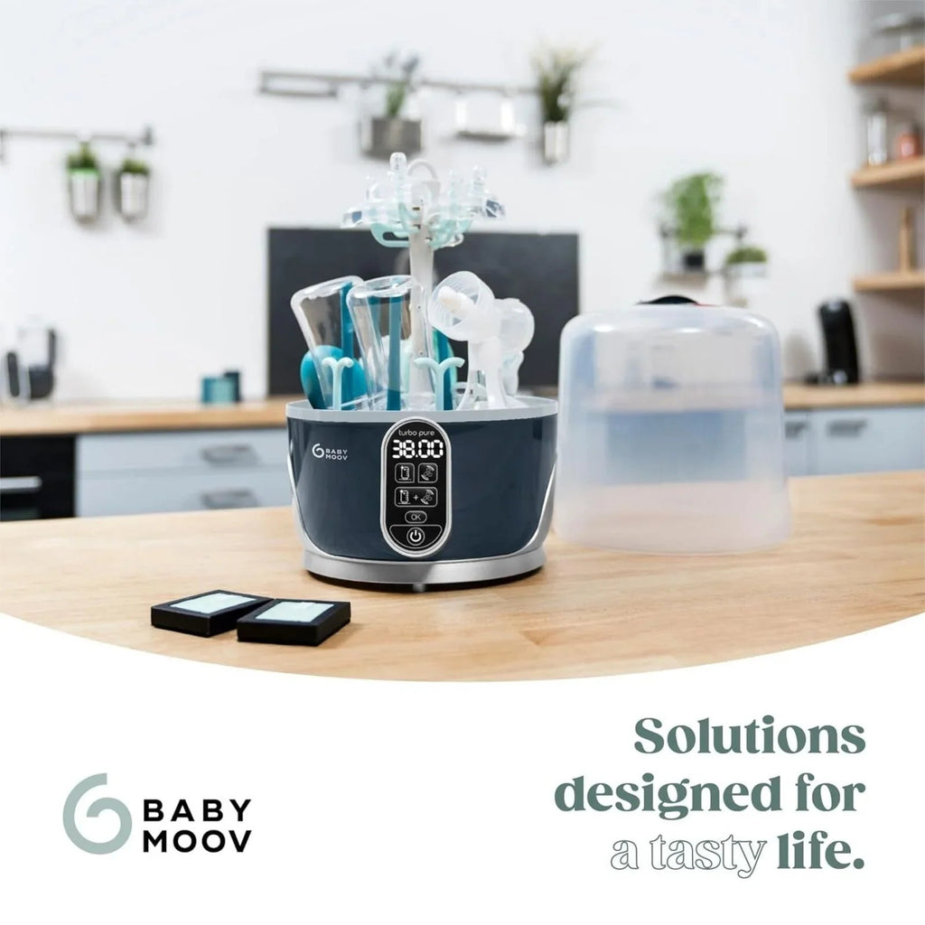 Babymoov Turbo Pure 3 - in - 1 Steriliser & Dryer & Purified Bottle Storage - Baby&More