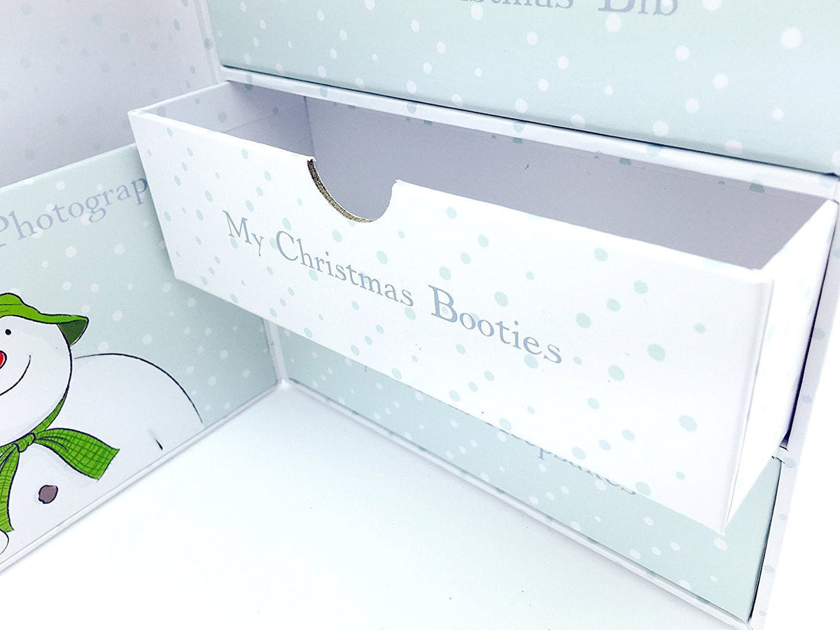 Baby's First Christmas Memories Keepsake Box Raymond Briggs Snowman - Baby&More